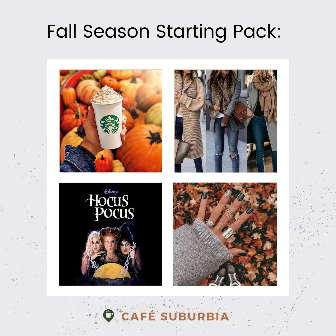 SuburbiaCafe's tweet photo. ¡Se viene el otoño! ¡Acá entre nos, es nuestra temporada favorita! ¿Qué es lo que más les gusta del otoño?

#CafeSuburbia #FallSeasonStartingPack https://t.co/GnoWMNCrj8