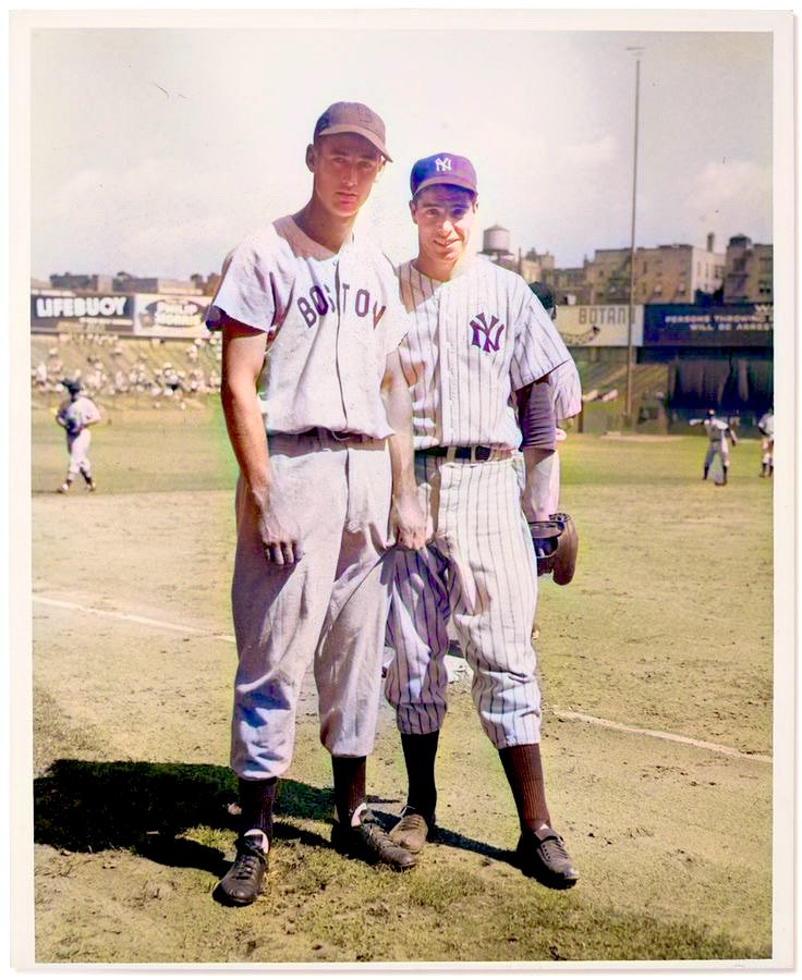 Ted Williams and Joe DiMaggio