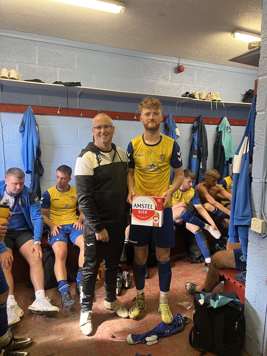 🌟Star Man today was our latest signing Josh Crews. A dominant performance at the back topped off with a sublime assist for the 1st goal. Well played Josh 🙌🏼