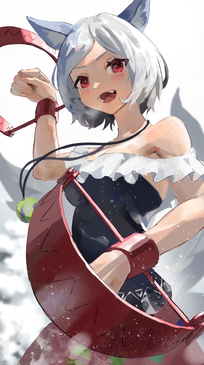 teasmacker's tweet photo. Bear trap dog (looks like another fox girl)
#東方Project #イラスト https://t.co/pB0nakvxVy