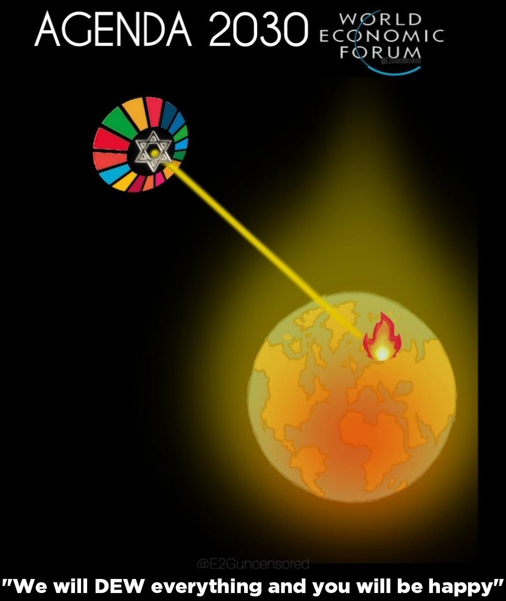 Earth20Genesis1's tweet photo. AGENDA 2030
"We will #DEW everything and you will be happy" https://t.co/34C9i7wzYD