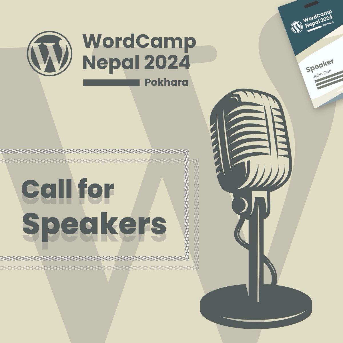 WordCampNP's tweet image. This is an invitation to potential enthusiasts who aspire to engage as speakers, participate in panel discussions, or even facilitate workshops for our attendees.

Learn more &amp;amp; apply: 
nepal.wordcamp.org/2024/call-for-…

#WCNP #WordCampNepal