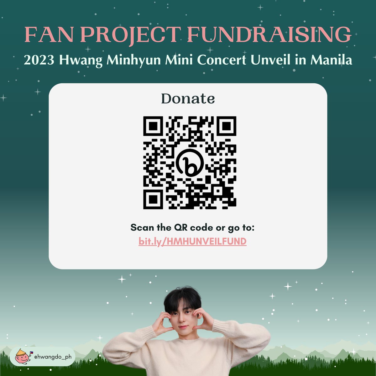 hwangdo_ph's tweet photo. FUNDRAISING FOR #UNVEIL_IN_MNL

We are accepting donations for our fan projects for HWANG MINHYUN MINI-CONCERT <UNVEIL> IN MANILA!

For sponsorship &amp; collabs, kindly DM us!

Looking forward to participation &amp; support of Hwangdos!

https://t.co/r08rqvxgN1

#황민현 #HWANGMINHYUN https://t.co/zjSfo8jACx