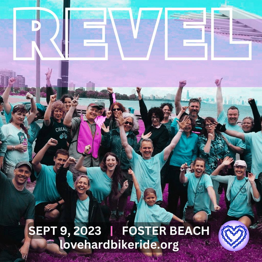Grab your bike and some friends and ride with us on 9/9/23 at Foster Beach. Or if you just want to hang out, that's great too. We are celebrating the Chicago theater community and raising money for emergency relief. #LoveHard2023 lovehardbikeride.org/ride-details.h…