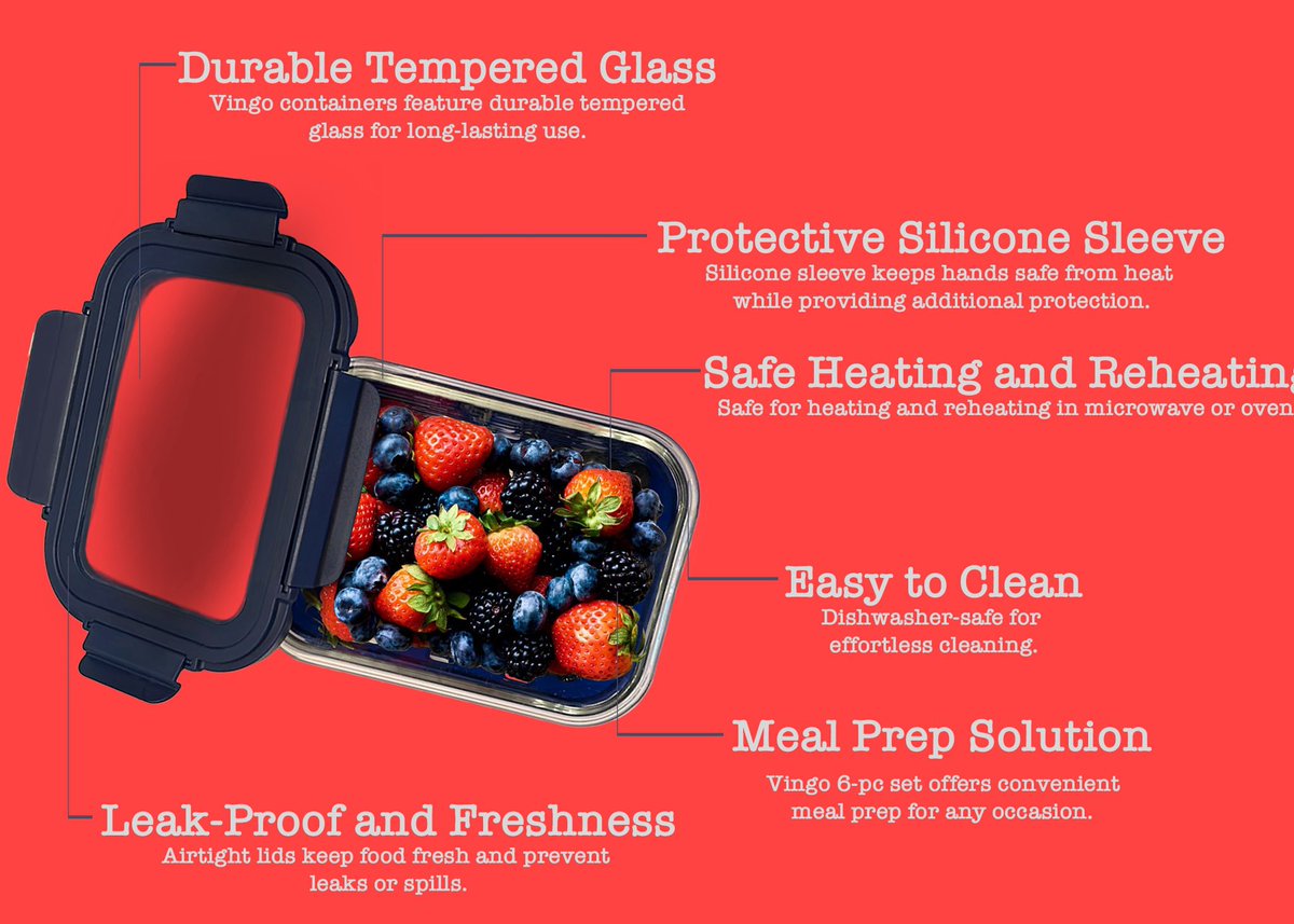 VingoMart's tweet photo. #VingoMart Where kitchen dreams come true! 🍳🍱

From sizzling pans to smart storage containers, we've got the goods to make your taste buds dance!

Let's cook it up! 🔥

📲 Grab yours today at VingoMart's Amazon Store: 
https://t.co/ujuIfO9Tu5

#Kitchen #AmazonDeals #AmazonPrime https://t.co/53ZNnzOvT0