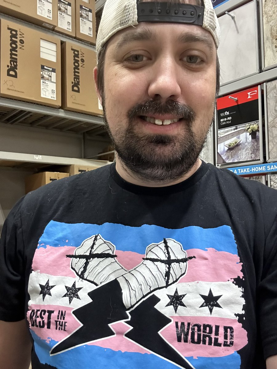 Got my CM Punk trans rights shirt just in time for #ALLIN #WrestlingIsForEveryone