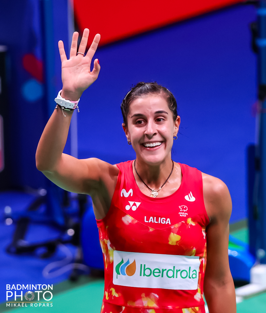 BadmintonESP's tweet photo. 📢 No pudo ser ‼
🗣 Pero qué 𝐨𝐫𝐠𝐮𝐥𝐥𝐨𝐬𝐨𝐬 estamos de ti ‼
@CarolinaMarin se queda a un paso de su cuarto título mundial al ceder en la final ante An Seyoung 🇰🇷 por 21-12 y 21-10.
📈 https://t.co/7D4BbotXpt https://t.co/O8c1MY9178