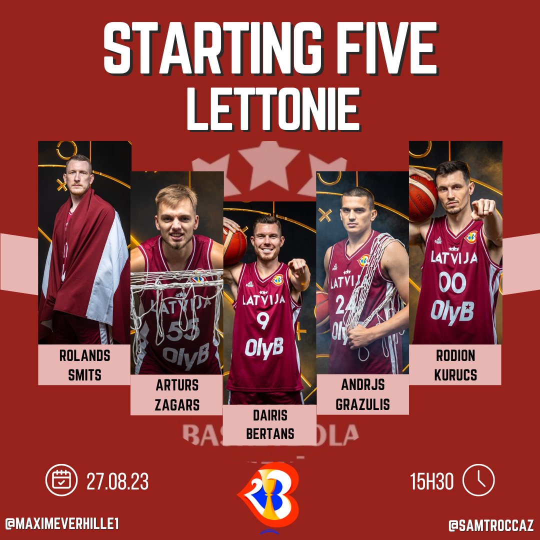 🏀 France-Lettonie, les 5 majeurs!

Les Bleus doivent se reprendre après la claque du Canada, mais attention aux Lettons !

#WinForFrance #FIBAWorldCup2023
