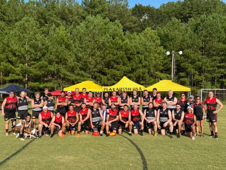 RomeRedbacks's tweet image. What can one say? A huge day for the Redbacks club yesterday defeating the @BirminghamARFC for the first time 118-63. Even bigger day maybe for footy here in our region with our supporters, and help from Chattanooga &amp;amp; Huntsville footy and @ATLKookaburras 
#aussierules @USAFL1997