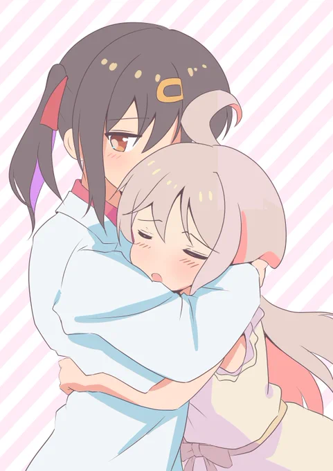 まひろを介抱するみはり#おにまい #おにまいお絵かき 