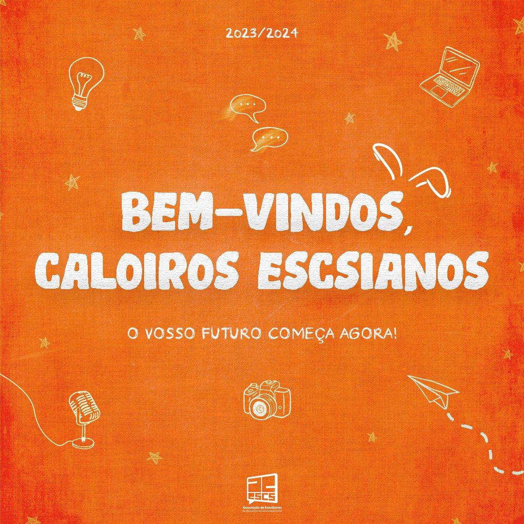 RUFEM OS TAMBORES 🥁 

É com muito gosto que damos as boas vindas aos novos caloiros escsianos! 🤩 

Sejam bem-vindos à vossa nova casa! 🏠

#GeraçãoESCS #AEESCS #CaloirosESCS2324