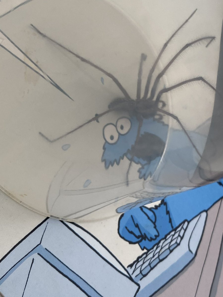 Wenn das Krümelmonster mithilft, eine große Thekla zu fangen! 😂🍀