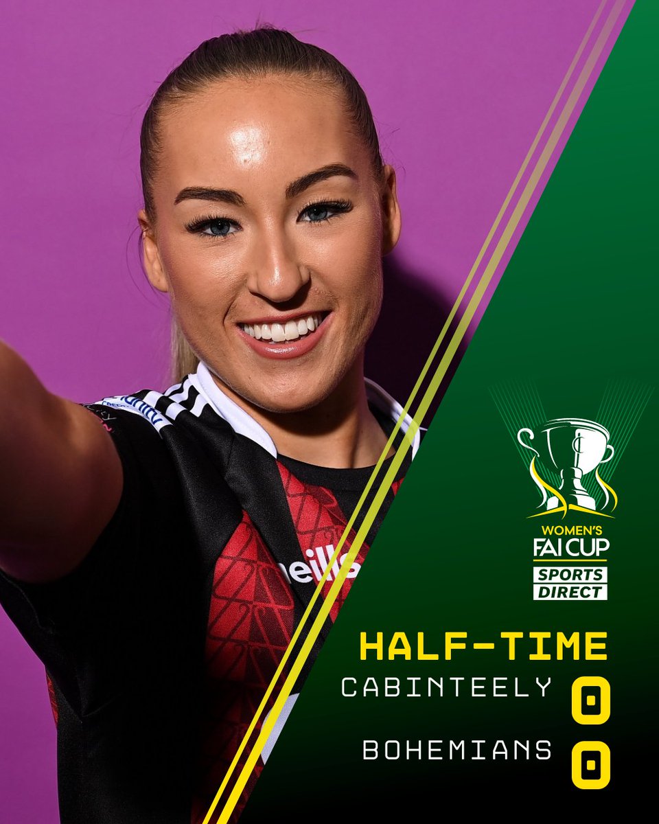 FAIreland's tweet photo. HT | Cabinteely 0-0 Bohemians

Cabinteely holding Premier Division Bohemians at the break.

#FAICup | #CABBOH https://t.co/lnoy8rTp99