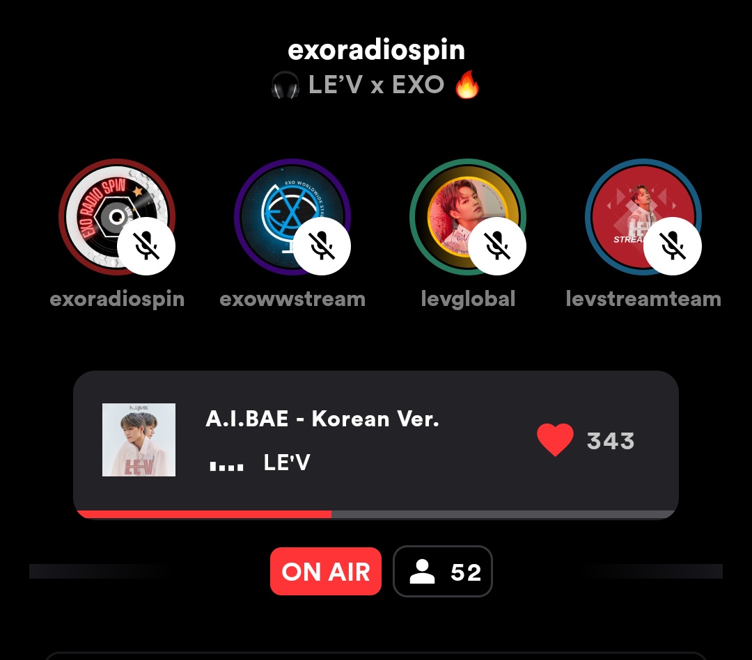 WZH_Stream0306's tweet photo. Join us now on air at @STATIONHEAD on @EXORadioSpin station with our lovely co-host @EXOWWStream & our very own @LEVGlobal
https://t.co/4B5q0p7cKX
#LEVxEXO
#LEV #EXO
@LEV_Official_ @LEV_OFFICIAL_JP @weareoneEXO https://t.co/oIvk34uJnQ