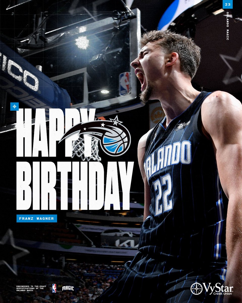OrlandoMagic's tweet photo. rt to wish Franz a HBD 🎂 https://t.co/K7XixnDfnA