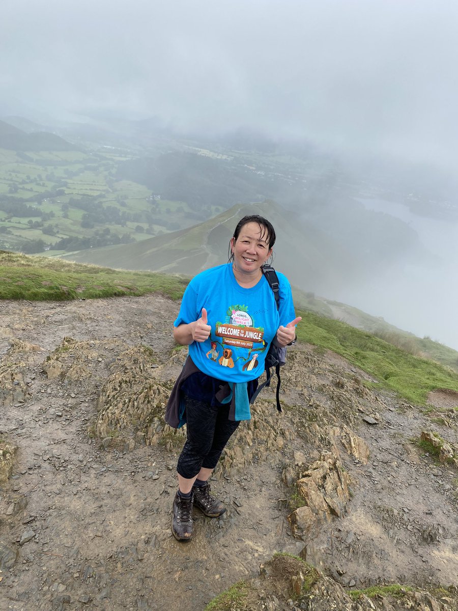 Day 27  #AHPsActive #WeActiveChallenge Catbells, Derwent water ☔️<a href="/LOROSHospice/">LOROS Hospice</a> #twilightwalk any time, anywhere