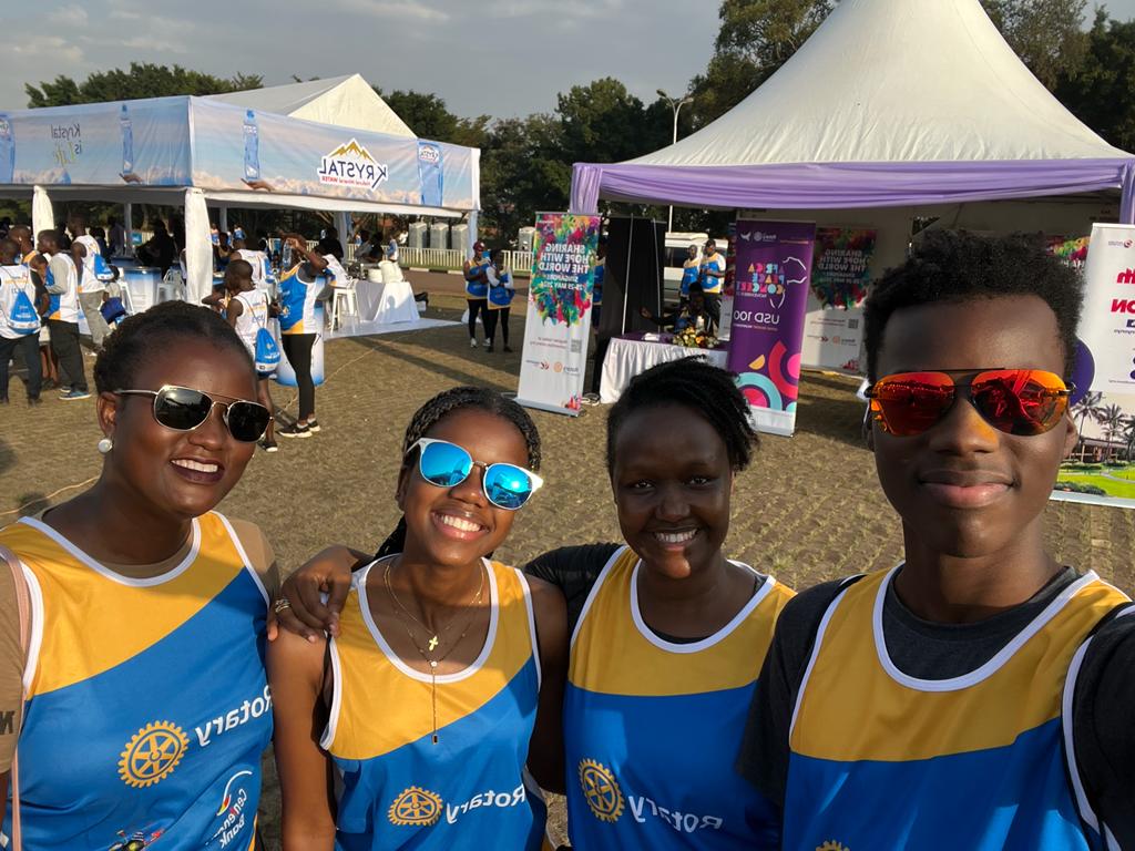 RcKisaasiKyanja's tweet image. Today, our HCP @Pamelanyaks led by example with a team of fellow Rotarians from the Club at the #RotaryCancerRun23. Participating in Rotary activities by all means is in our DNA. #CreatingHopeInTheworld through participating in such selfless engagements is our forte.