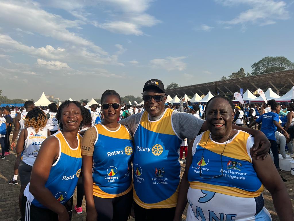 RcKisaasiKyanja's tweet image. Today, our HCP @Pamelanyaks led by example with a team of fellow Rotarians from the Club at the #RotaryCancerRun23. Participating in Rotary activities by all means is in our DNA. #CreatingHopeInTheworld through participating in such selfless engagements is our forte.