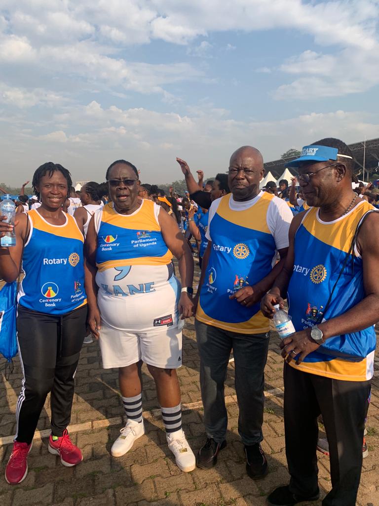 RcKisaasiKyanja's tweet image. Today, our HCP @Pamelanyaks led by example with a team of fellow Rotarians from the Club at the #RotaryCancerRun23. Participating in Rotary activities by all means is in our DNA. #CreatingHopeInTheworld through participating in such selfless engagements is our forte.