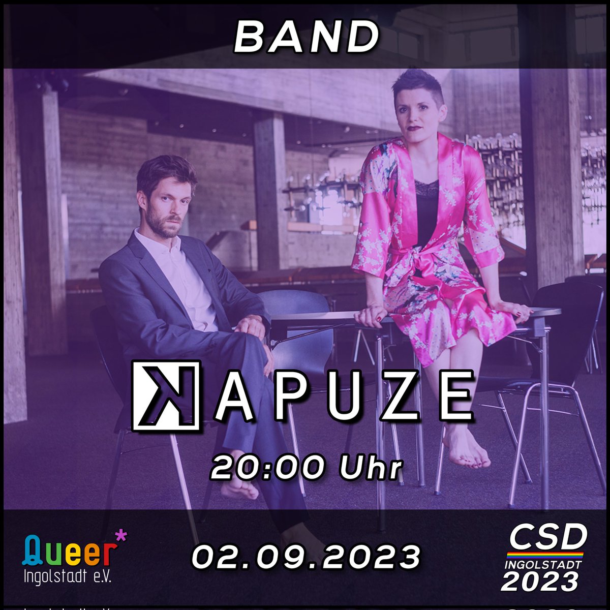 CSDIngolstadt's tweet photo. Spielen dieses Jahr auf dem CSD Ingolstadt 2023:

Kapuze! 😁 🏳‍🌈🏳‍⚧

#queer #queeringolstadt #ingolstadt #csd #csdingolstadt #csdingolstadt2023 #lgbt #lgbtpride #lgbti #lgbtq #lgbtiq #lgbtqi #pride #queereraktionsplanbayernjetzt https://t.co/GDyD8DoONu