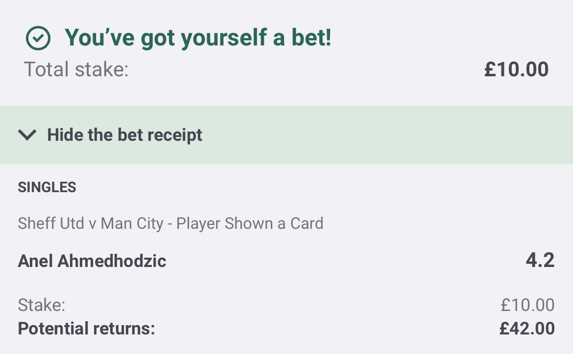 AndyRobsonTips's tweet photo. 🟡 I’m on Ahmedhodzic card @ 4.2

• Clearly being physical with Haaland and already has a warning from the ref.

• Should play the full 90 minutes and Baldock on his side is already booked.

• Also likely to come up against Grealish.

Only get on this bet if you agree. https://t.co/7JoxNAJLk6
