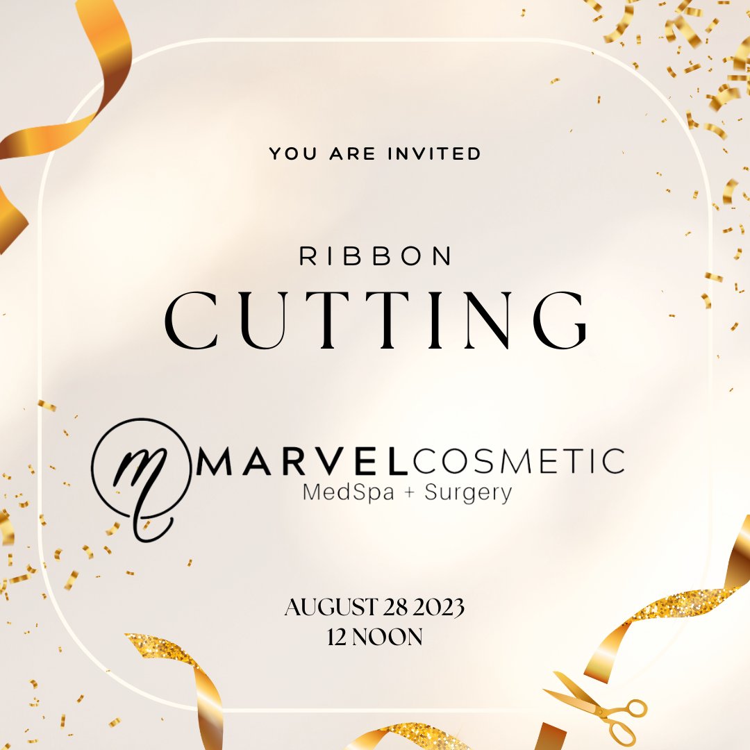 ✂️𝐑 𝐈 𝐁 𝐁 𝐎 𝐍   𝐂 𝐔 𝐓 𝐓 𝐈 𝐍 𝐆✂️⁣
⁣Join us TOMORROW at noon for the MARVEL COSMETIC MEDSPA AND SURGERY ribbon cutting! ⁣⁣
📍4000 Addy Way
      Nolensville 
#nolensvilleTN #nolensvilletenn #ribboncutting #marvelcosmeticmedspa #economicdevelopmentcommittee