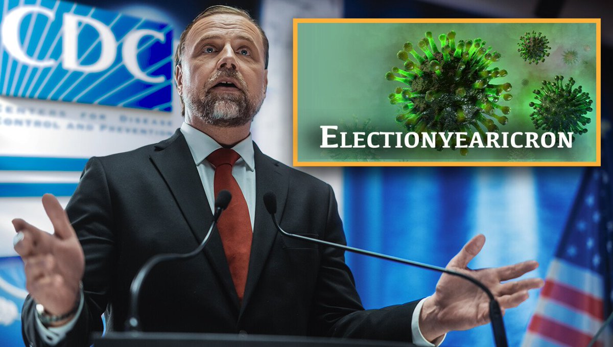 TheBabylonBee's tweet photo. CDC Announces Deadly New 'Electionyearicron' Covid Variant 
https://t.co/q3r5dua7AP https://t.co/5VuzbPi71m