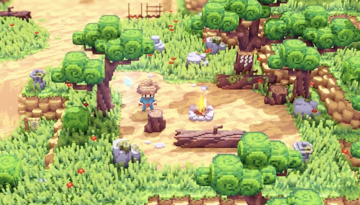 myPotatoGames's tweet photo. Katana Dragon is an upcoming cozy farming and RPG game where you raise animals like chickens, attend to your garden and explore a vast open world. Looks so cute, I am intrigued! Coming to Steam first. 😍 https://t.co/3TRGt56ePW