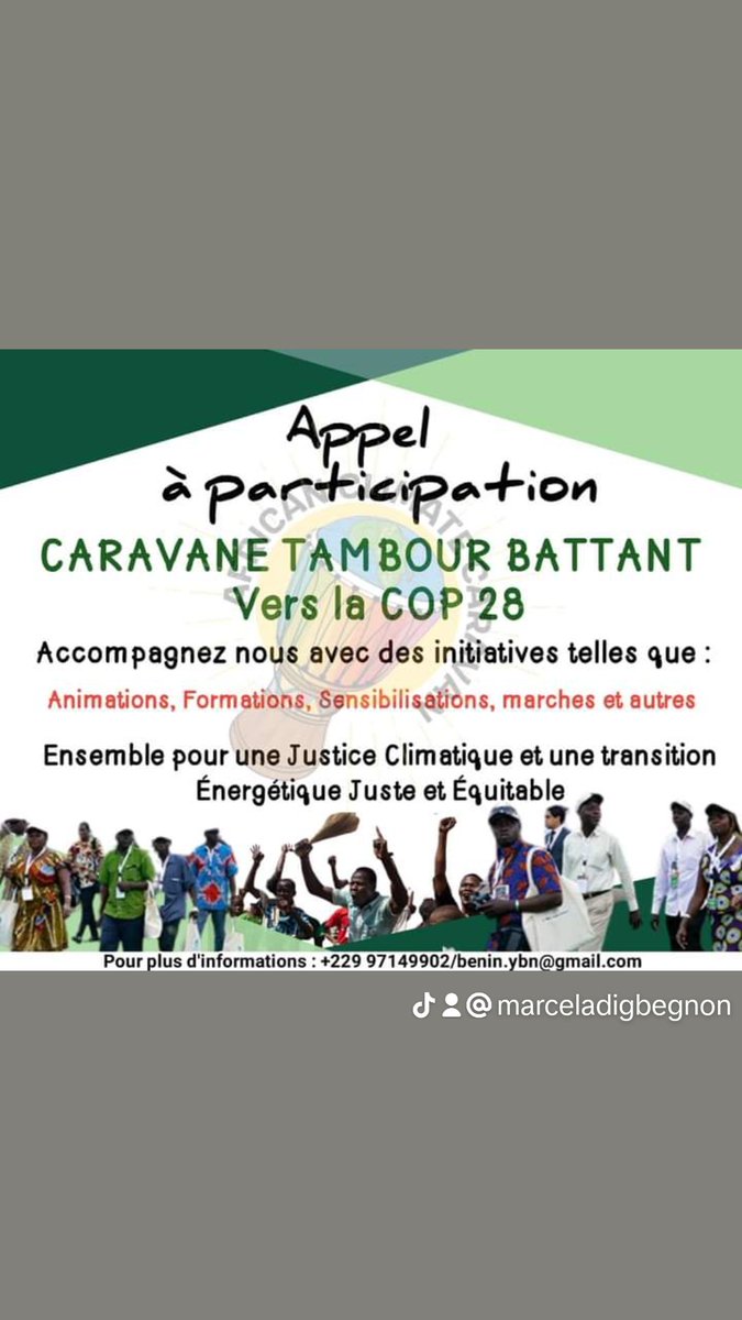 AdigbegnonM's tweet photo. 🚨🚨🚨 Vous pouvez demander des informations  complémentaires au +22997149902 ou par mail au benin.ybn@gmail.com

📆 Date limite de soumission 02 septembre 2023 à 23:59 UTC+1 (Heure de Porto-Novo)
https://t.co/gHHEkXUDeF https://t.co/Zq2U3DIbkb