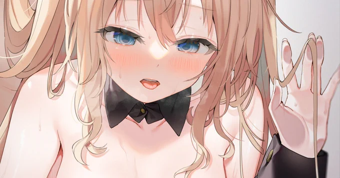 8月分イラスト更新しました!先日描いたバニーちゃんです。  