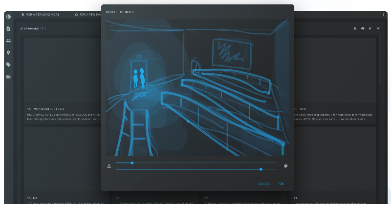 clapperbie's tweet photo. Every Frame Tells a Story! 🖼️📝 

We're thrilled to unveil our Storyboard feature – the tool that brings your script to life, frame by frame. 📑🎥

#filmmakerlife #scriptwriters #screenwriter #screenwritingtips #filmschool #clapperbie #filmmakingtips