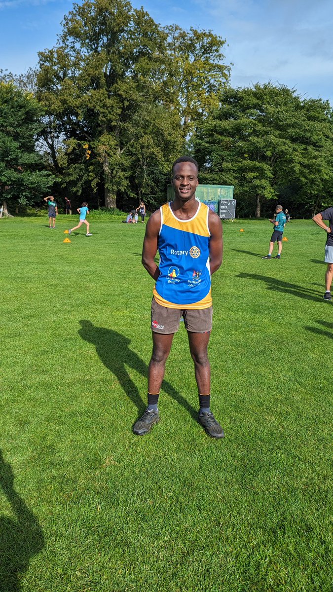 RacKasese's tweet image. Our own @MuhiThomas (International Service Director) representing from #Winchester in the UK. 

#RunningForACause
#RotaryCancerRun23
