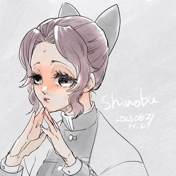 久しぶりにしのぶちゃんが描けたので