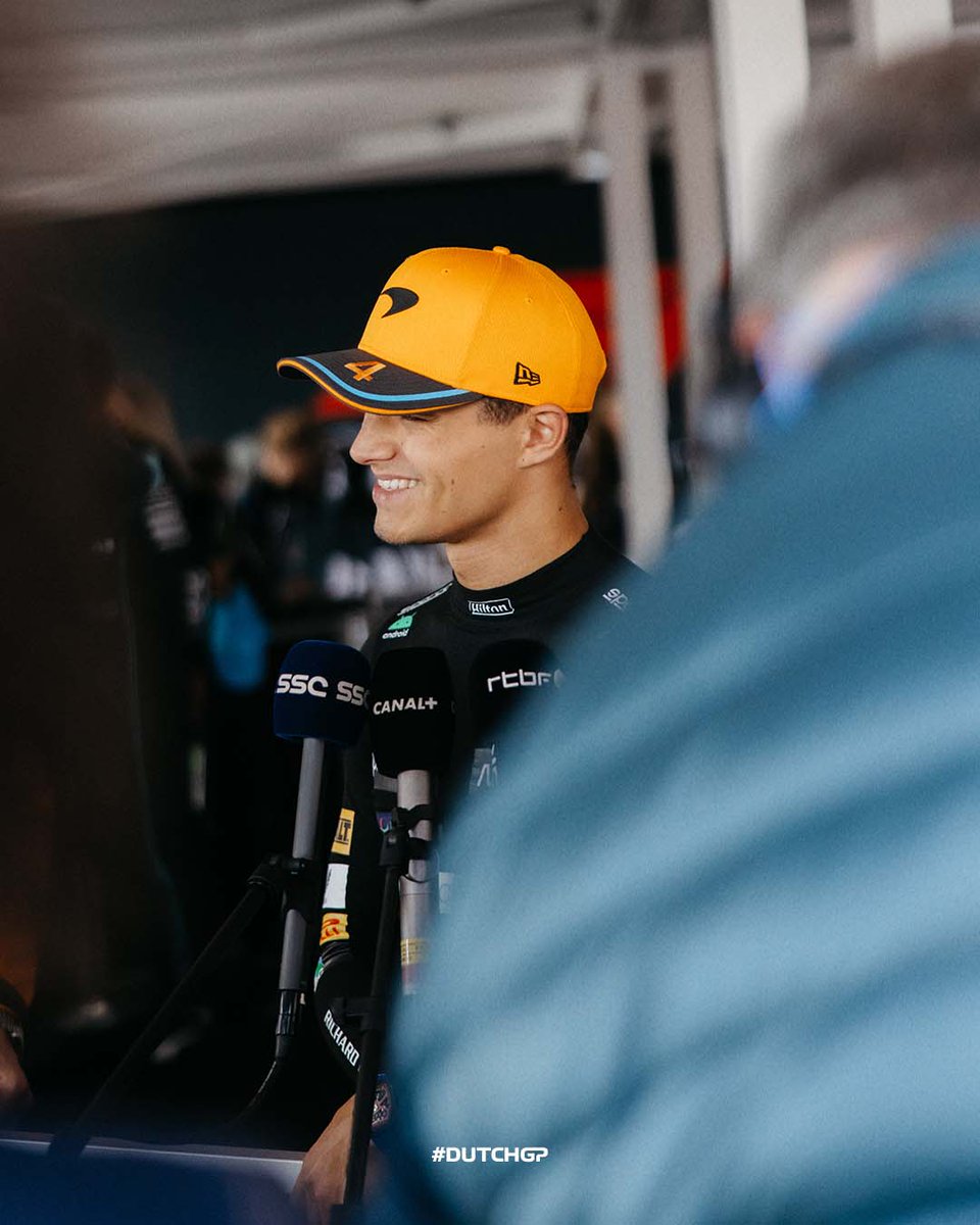 f1dutchgp's tweet image. You smiling @LandoNorris ? #FastestLap

#DutchGP #F1 #SundayRaceday