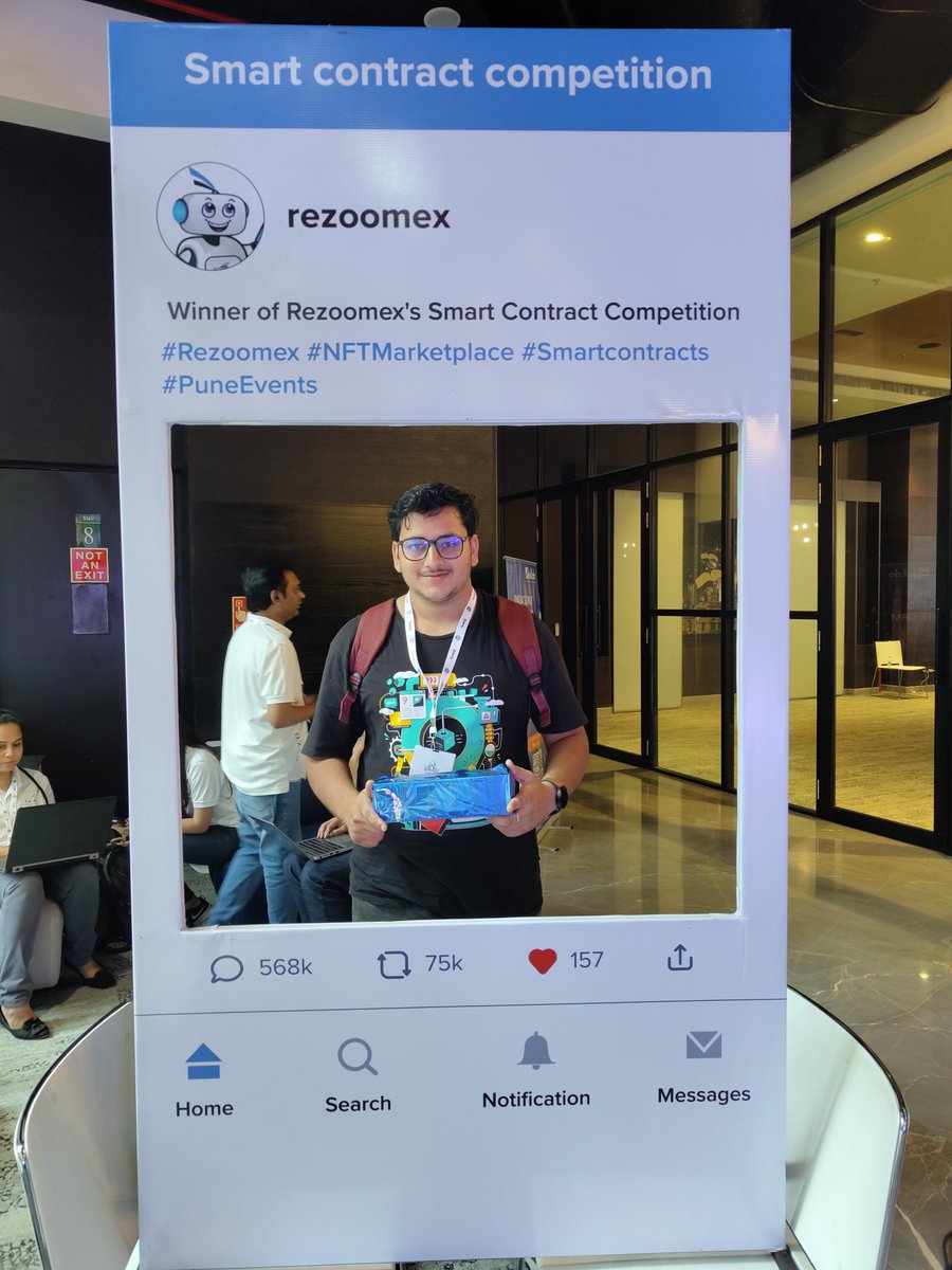 beingbravado's tweet image. I am amazed by the community of ROR. #RubyConfIndia2023
Loved the gifts and googies from @patternhq @Rezoomex @RentlySolutions