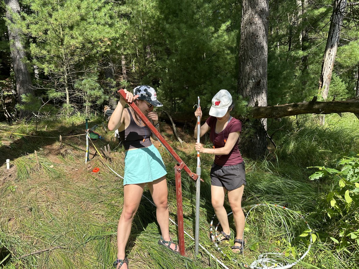 Some exciting research happening at Upham Woods with the Subsurface Hydrophysics Lab at UW-Madison. We are currently a field site where they are studying surface water-groundwater contaminant transport.

<a href="/uwgeoscience/">UW-Madison Geoscience</a> <a href="/UWMadisonExtNRI/">Division of Extension Natural Resources Institute</a>