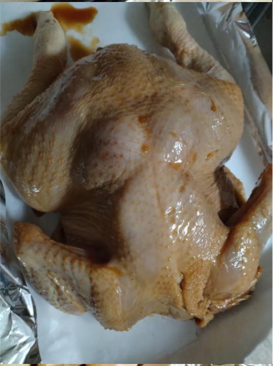 cundum pararuminant

ニンニク、醤油、清酒、油、みりん、鶏ガラ
簡単な酢と蜂蜜

ソースに浸して1日

昨夜の夕食
オーブンで1時間以上焼きました。

できたよ
とても美味しそうです♥️