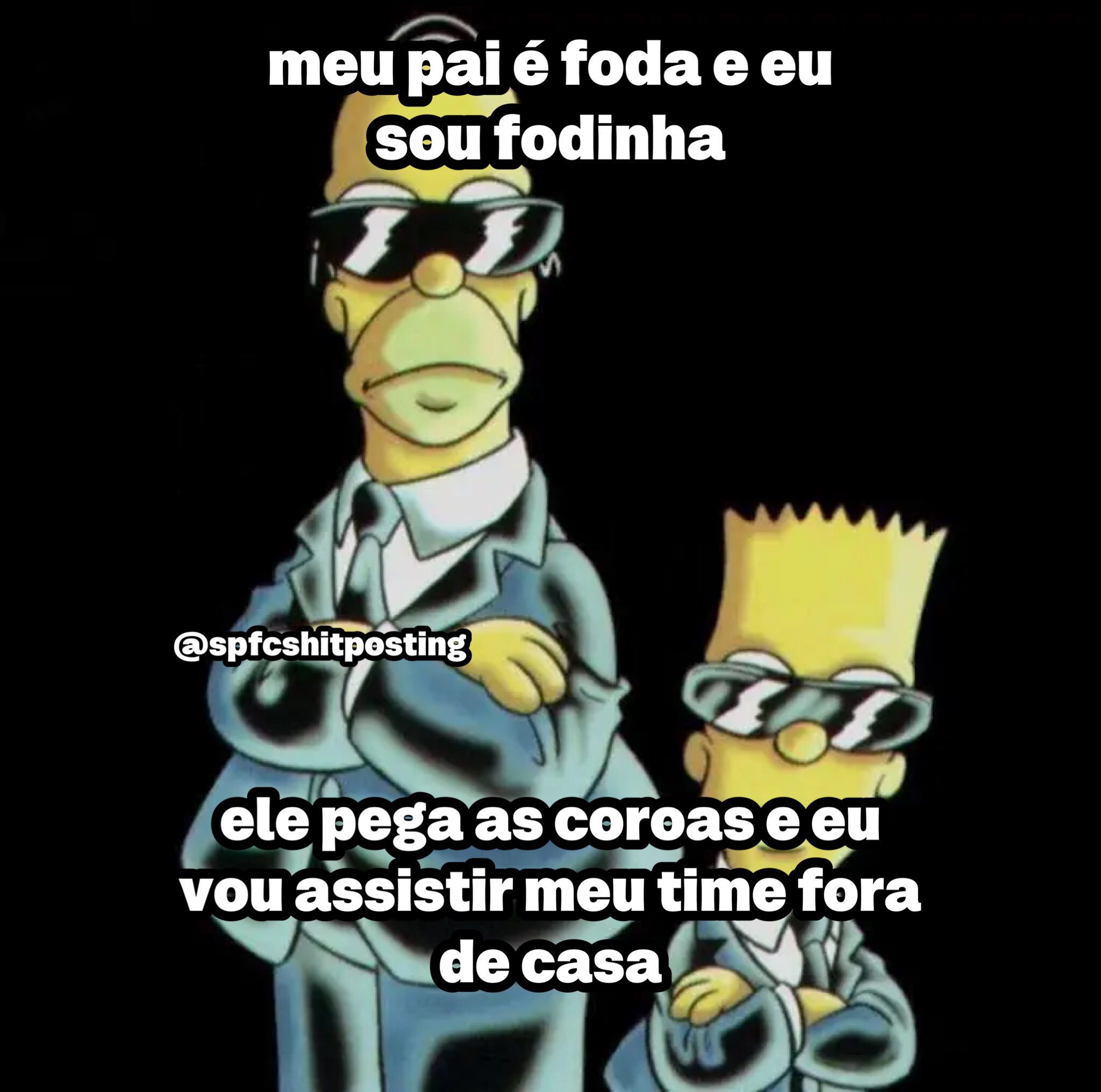 Doentes por Futebol - 🤫 Faz shiu pro vice, pai.