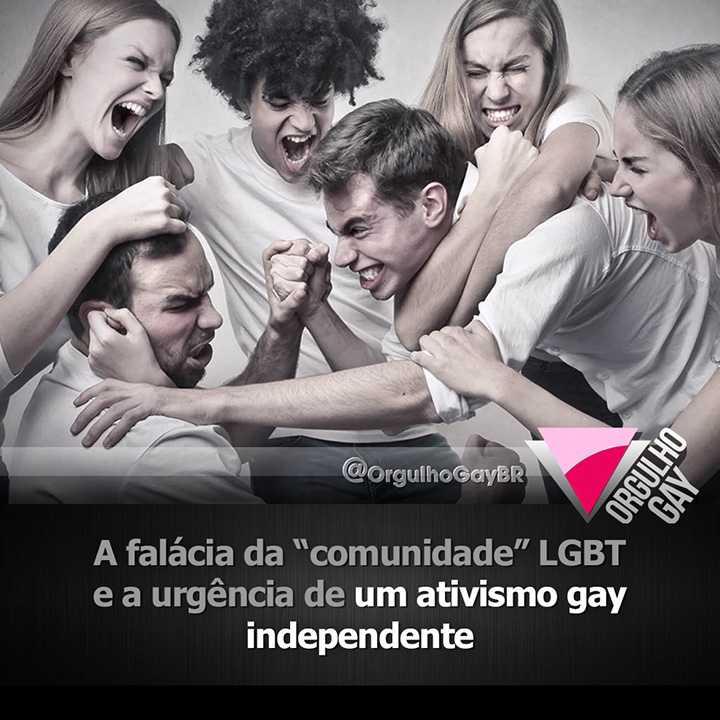 ( 1 ) Homens homossexuais não têm qualquer obrigação de se envolver em outras causas e lutas de outras minorias. Ainda mais quando se sabe que esse envolvimento é compulsório, baseado na falácia da “comunidade LGBT”. ( + )