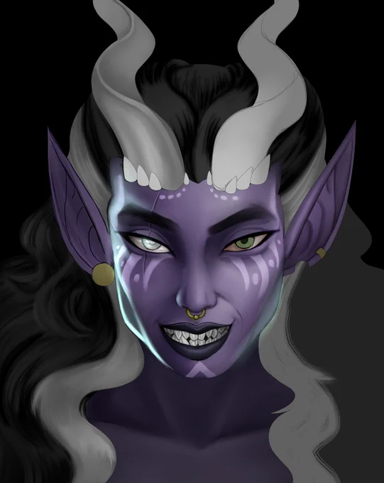 Tehee #Baldursgate3 wips of the Tav and her boyfrendo