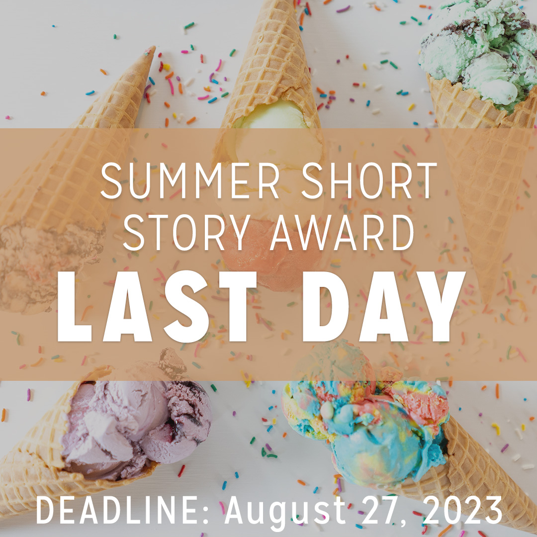 The Masters Review (@mastersreview) on Twitter photo Don't miss the deadline for our 2023 Summer SSA! The first-place winner of this contest, selected by <a href="/JaiChakrabarti/">Jai Chakrabarti</a>, will receive $3,000, online publication, & agency review!
Submissions close TONIGHT at 11:59 PM Pacific.
Submit your work: mastersreview.com/short-story-aw… Don't miss the deadline for our 2023 Summer SSA! The first-place winner of this contest, selected by <a href="/JaiChakrabarti/">Jai Chakrabarti</a>, will receive $3,000, online publication, & agency review!
Submissions close TONIGHT at 11:59 PM Pacific.
Submit your work: mastersreview.com/short-story-aw…
