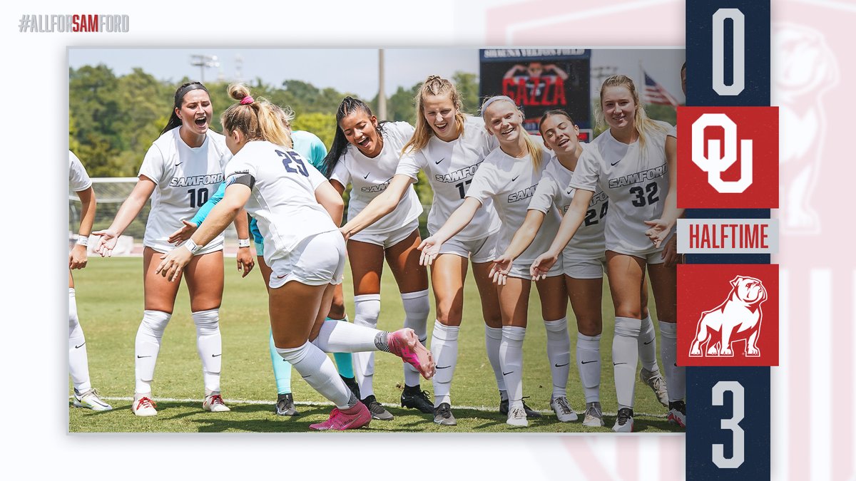 SamfordSoccer's tweet photo. Hot start 🔥🔥🔥

📊 https://t.co/kydJKabLN2
📺https://t.co/JWpHipV1ZA

#DogDynasty | #AllForSAMford https://t.co/KqX7XuKOqJ