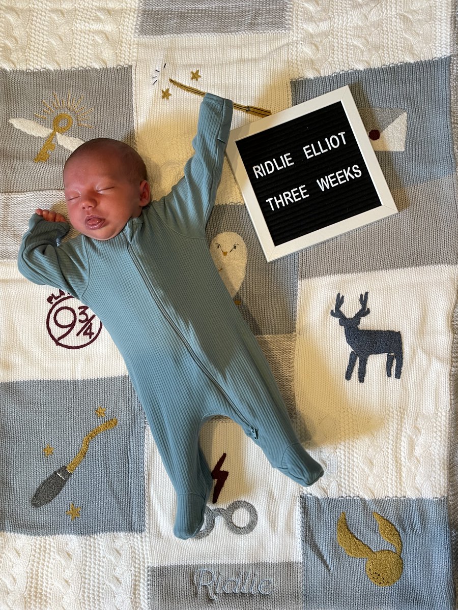 frameworkfitz's tweet image. Welcome to the world, Ridlie Elliot Freeman-Rein.
Born July 27, 2023 at 11:44am. 7 lb 11 oz. 

Every day has been a new adventure. I look forward to learning and growing alongside you through whatever the world throws at us. 🥚