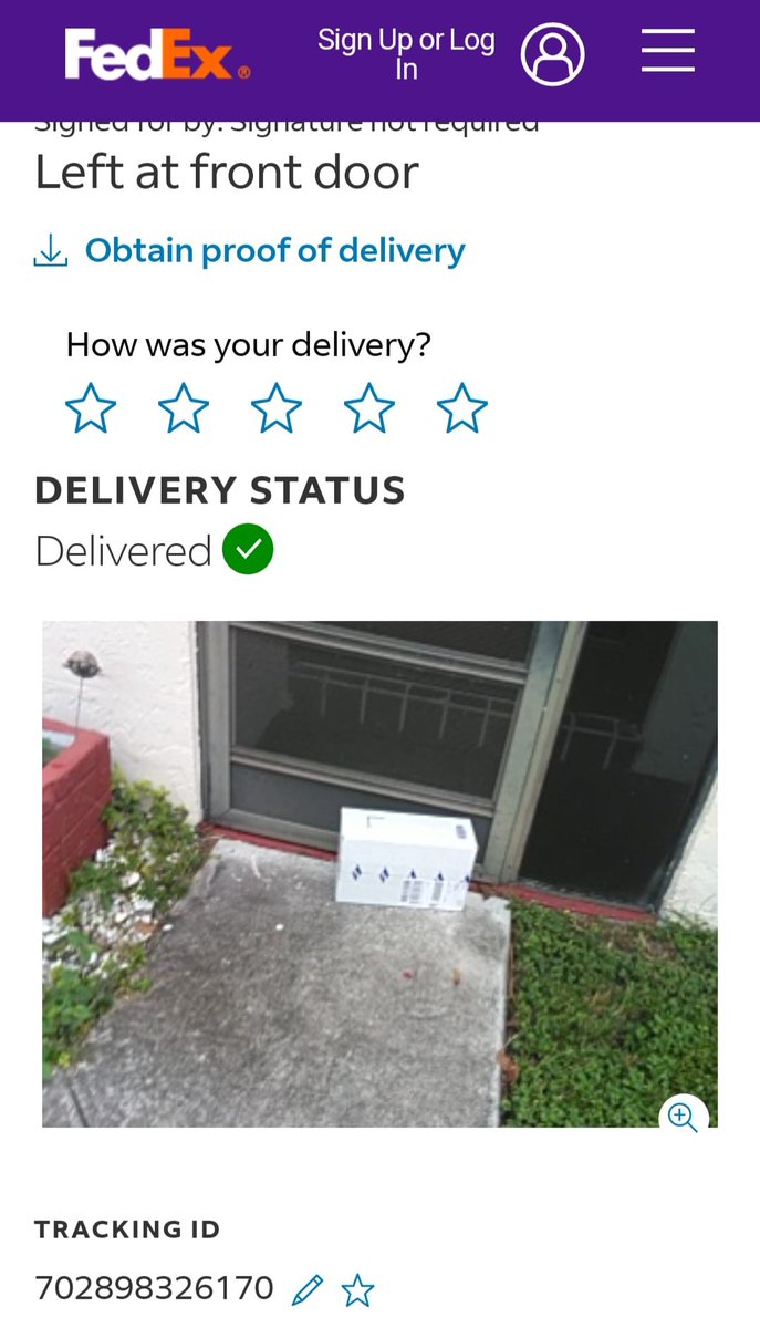 SteveOstroff's tweet photo. So frustrated that FedEx drivers can't follow simple directions to open a screen door.  Good way to boost thefts.  Also, why place objects so they are in front of an opening door??? https://t.co/Ij9ZzCeaTQ