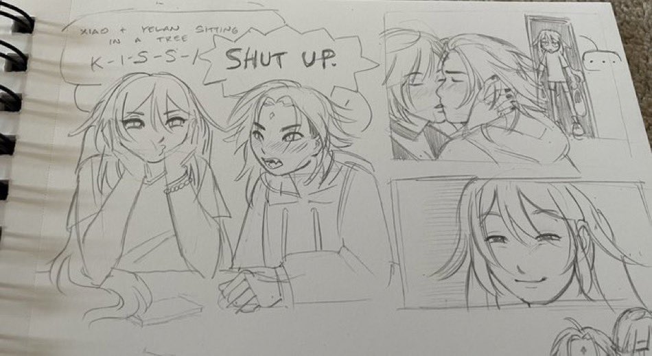 mitsubunie's tweet photo. thinking about redrawing my old xiaolan art.... https://t.co/127ODNxFF2