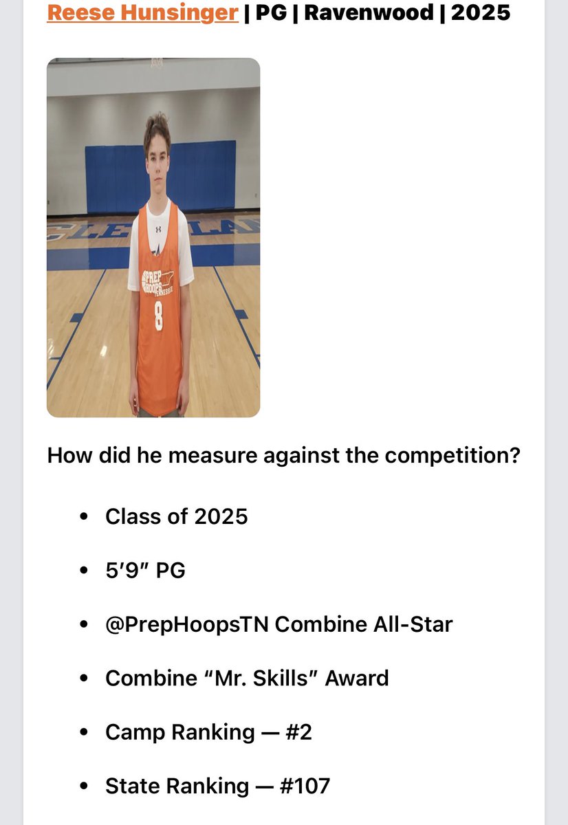 HunsingerReese's tweet photo. Thank you @PrepHoopsTN for the write up! @wcsRHSBball @StarsNash_MBB @CoachClarkNCSA @KevinMoses38 @NCSAmbb https://t.co/ptvTKeyfkq