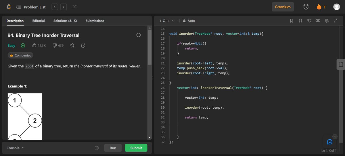 RituS2003's tweet photo. #100daysofcode
Day : 75
Topic : Binary Search Tree

Revised BST and solved some basic questions. #problemsolving #codingchallenge #practice #codingpractices #binarysearchtree #bst #100daysofcodechallenge #100daysofcodingchallenge #100daysofcoding #100daysofdsa #100DaysOfCode https://t.co/u9y81fBQRS