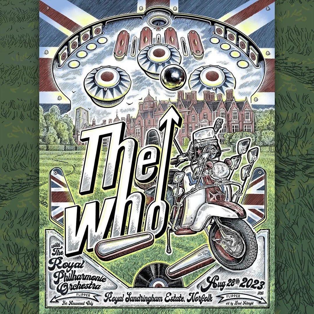 Tonight’s poster art for the original Pinball Wizards… <a href="/TheWho/">The Who</a> !! 

This is a very special show concluding their summer tour, performing with the Royal Philharmonic Orchestra at the Royal Sandringham Estate. In partnership with <a href="/collectionzz/">Collectionzz</a>