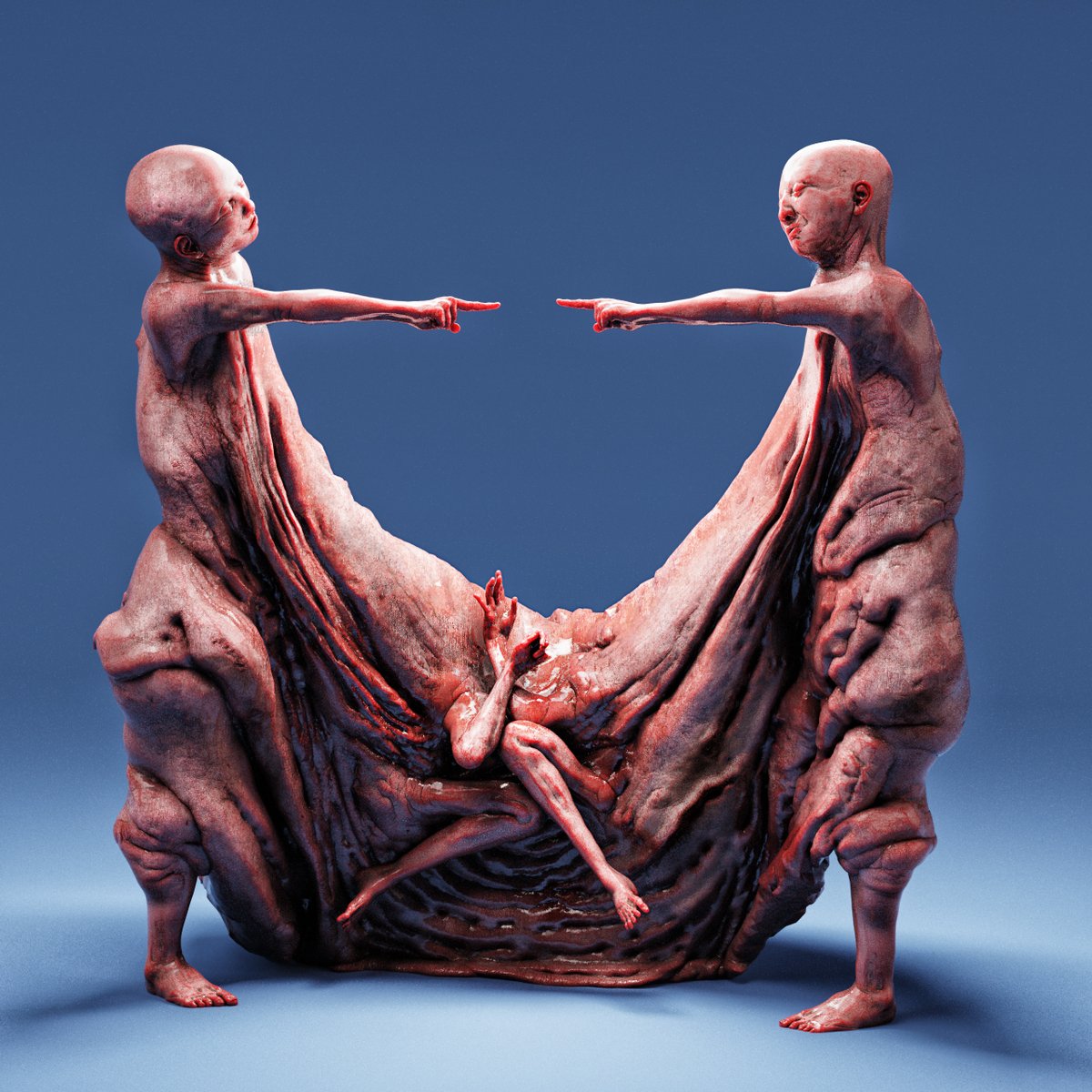 Untitled.
This Sunday's pile of flesh.