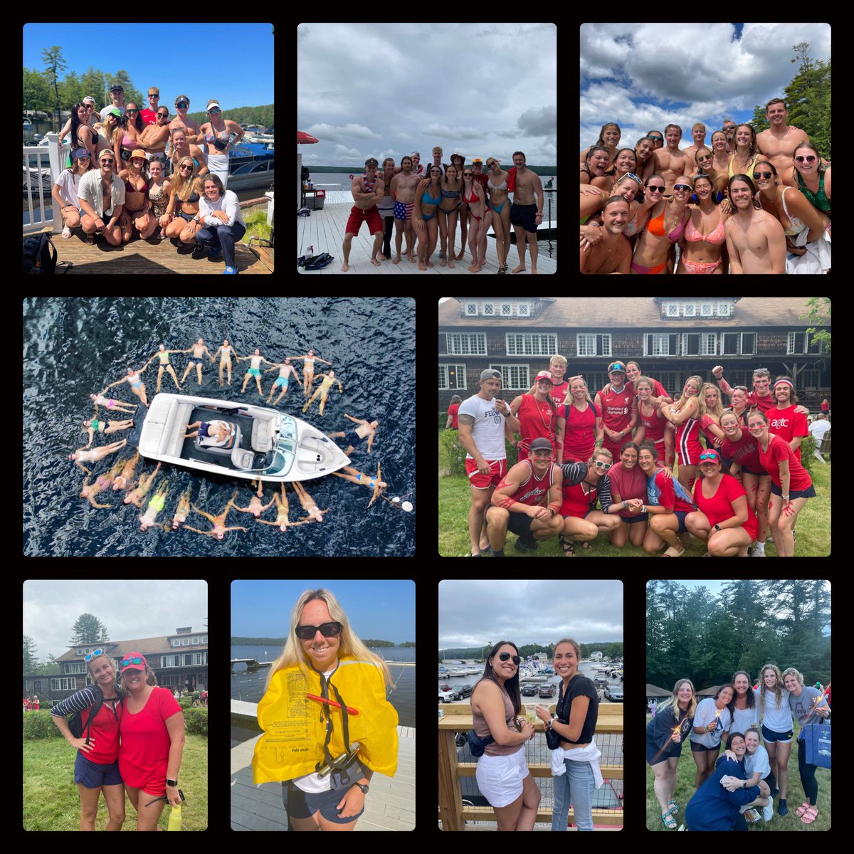 Thank you ‘23 CF Waterfront canoe, paddle, swim, sail, kayak and ski friends &amp; Fam! 💙 Love and miss you all‼️ 📷: Sammy